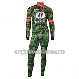 Conjunto Maillot + Culotte largo con tirantes 2018 Armee De Terre N001